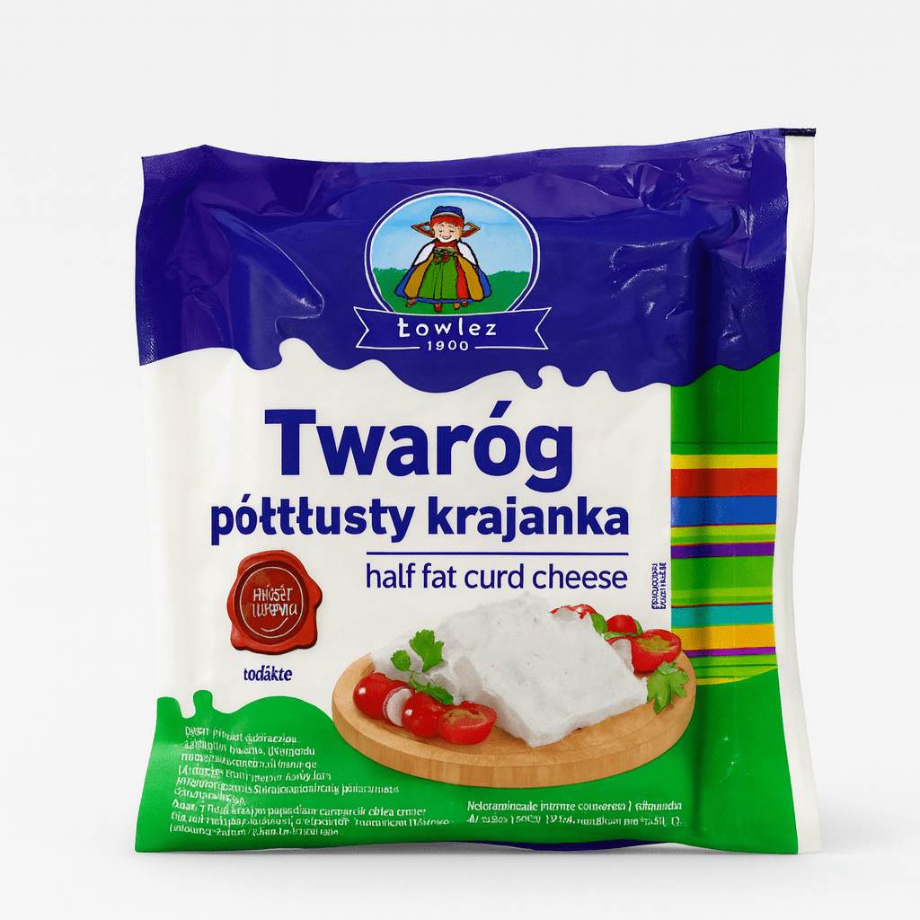 Łowicz Twaróg półtłusty krajanka